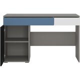 Modern Living Pisalna Miza Laser, Bela, Siva, Črna, Modra | Shoptok.si