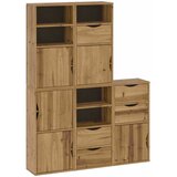  Bočni ormarići 5 kom ODDA 40x24x79 cm puno drvo bor | shoptok.hr