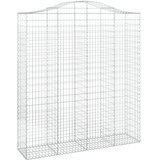  Lučne gabionske košare 4 kom 200x50x220/240cm pocinčano željezo | Eponuda.ba