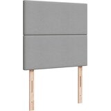  Okvir kreveta s oprugama i madrac svjetlosivi 90x200cm tkanina | shoptok.hr