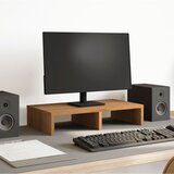 vidaXL Stalak za monitor boja hrasta 50 x 27 x 10 cm konstruirano drvo | shoptok.hr