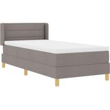  s opruga kutije Sivo-smeđa 200 x 80 cm tkanina | shoptok.hr