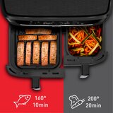 Tefal EY9428 Dual Easy Fry XXL Dvojna Dvojna vroc zrak friteza | Shoptok.si