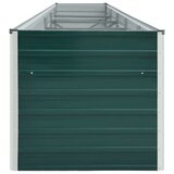  Povišena vrtna gredica od pocinčanog čelika 400x80x77 cm zelena | shoptok.hr