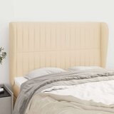  Uzglavlje s ušima krem 147x23x118/128 cm od tkanine Cijene