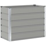  Cvetlično korito Svetlo siva 100 x 50 x 77 cm Cinkana jeklena, (5000207758) | Shoptok.si