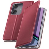 AVIZAR Folio etui za Realme Note 60 z držalom za kartice in funkcijo stojala za video, Bordeaux, (5000189277) | Shoptok.si