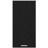 vidaXL Viseča omarica s polico Riga Črni hrast in bela 40 x 31 x 80 cm | Shoptok.si