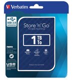 Hard DISK 2.5&amp;quot; 1TB USB 3.0 - 3D SURFACE VERBATIM 53200 PLAVI BLISTER Slike