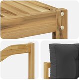  Set vanjskih sofa 6 kom. Bijela i antracit | shoptok.hr