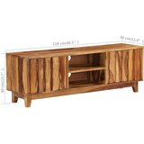vidaXL TV omarica iz trdnega palisandra 118x30x40 cm | Shoptok.si