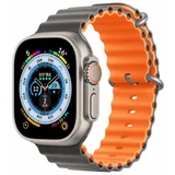 Narukvica Silikonska Sport6 za Apple Watch 38/40/42mm sivo-nara
