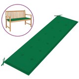 vidaXL Blazina za vrtno klop zelena 180x50x3 cm Cene