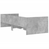  Okvir kreveta s ladicama siva boja betona 100 x 200 cm | shoptok.hr