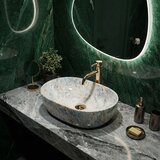 REA Bath Nadgradni umivaonik REA Amelia Ruststone 48 | shoptok.hr