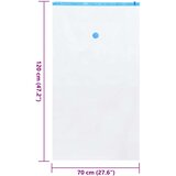  Vreće za spremanje 5 pcs Transparentne i plave 120 x 70 cm | shoptok.hr