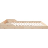 vidaXL Konstrukcija postelje Rjava 180 x 220 cm Trdna borovina | Shoptok.si