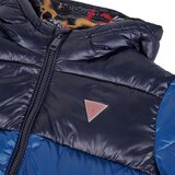 Guess POLYESTER HOODED LS PUFFER JACKET Plava | shoptok.hr
