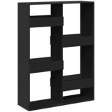 Sobna pregrada crna 100 x 33 x 135 cm konstruirano drvo | Eponuda.ba