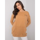 RUE PARIS Sweatshirt-RV-BL-7202.32P-camel | Shoptok.si