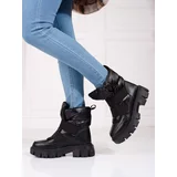 SHELOVET Women's snow boots black
