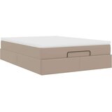  Otomanski krevet s madracem cappuccina 140x190cm umjetna koža | shoptok.hr