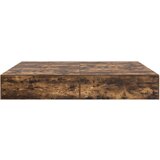  Okvir postelje za shranjevanje prekajen hrast 200x200 cm, (22052981) | Shoptok.si