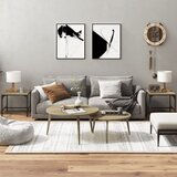 vidaXL Stranska mizica 2 kosa sonoma hrast 40x40x35 cm inženirski les Cene