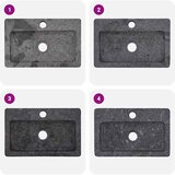  Zidni umivaonik sivi 38 x 24 x 6,5 cm mramorni | shoptok.hr