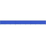  Vjetrobran s 9 panela od tkanine 1200 x 80 cm azurno plavi | shoptok.hr