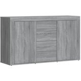 Maison Chic Komoda - Predalnik siva sonoma 120x36x69 cm konstruiran les, (21717625) Cene