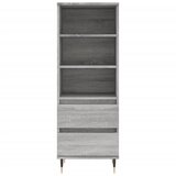  Visoka komoda boja hrasta 40x36x110 cm od konstruiranog drva | shoptok.hr