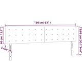  LED uzglavlje plavo 160x5x78/88 cm od tkanine | shoptok.hr