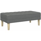  Klupa s jastukom Tamno siva 113 x 57 x 39 cm tkanina | shoptok.hr