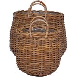  Košara za rože s shranjevanjem 2 pcs Rjava Ratan Lacak, (5000285953) | Shoptok.si