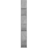 Ormarić za knjige / pregrada boja betona 80x24x186 cm drveni | shoptok.hr