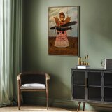  Slika - Frida Kahlo – They Asked for Planes and Got Straw Wings 40x60 U prirodnom drvenom okviru | shoptok.hr