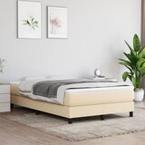  Okvir za krevet s oprugom krem 120 x 200 cm od tkanine Cene