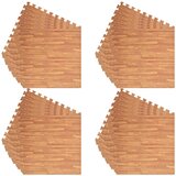  Podloga za bazen 24 pcs boja drva 8,64 ㎡ EVA pjenasti materijal | shoptok.hr