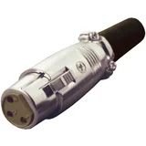 Utičnica za mikrofon, XLR, tropolna – S 24