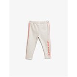 Koton Baby Girl Ecru Striped Printed Sweatpants | shoptok.hr
