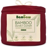 Bambaw Prevleka za odejo iz bambusa 155 x 220 cm - Burgundy | Shoptok.si