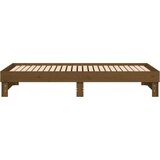  Izvlečna dnevna postelja medeno rjava 2x(80x200) cm borovina, (20725334) | Shoptok.si