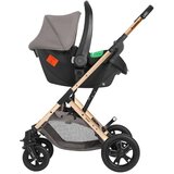 Kikka Boo kolica za bebe 3u1 Kaia Premium Light Grey
