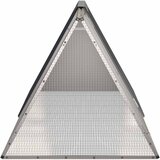  Kavez za zečeve antracit 201,5 x 80,5 x 71 cm pocinčani čelik | Eponuda.com