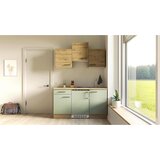 Flex-Well Kuhinjska Spodnja Omarica Cara, Zelena, Hrast | Shoptok.si