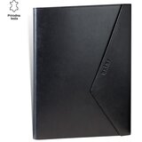 PRINC LEATHER Ataše mapa sa magnetnim preklopom, A4, 90 listova, Crna Cene