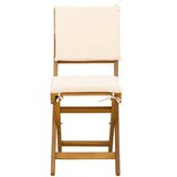  Vanjske bistro stolice 6 pcs Krem bijela 38 x 46 x 85 cm | shoptok.hr