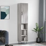vidaXL Visoka komoda siva sonome 34 5x34x180 cm od konstruiranog drva | shoptok.hr