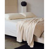 Kave Home Bež oblazinjena zakonska postelja 150x190 cm Ofelia – | Shoptok.si